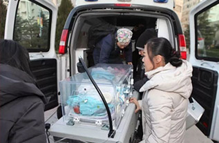 义马市妇婴监护型护送